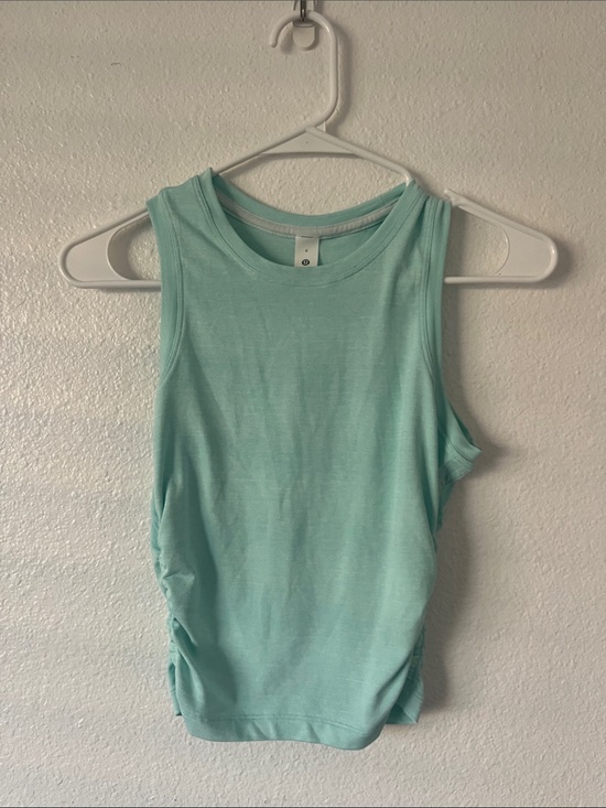 Lululemon Tops - Lululemon Cinch Baby Blue Tank Top Size 4